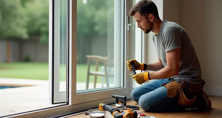 Squeaky Sliding Patio Doors in San Carlos, CA