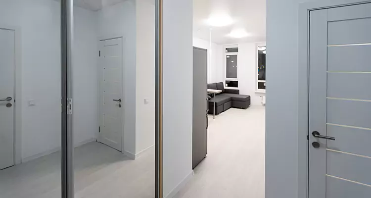 Modern Mirrored Closet Doors Repair in San Carlos, CA